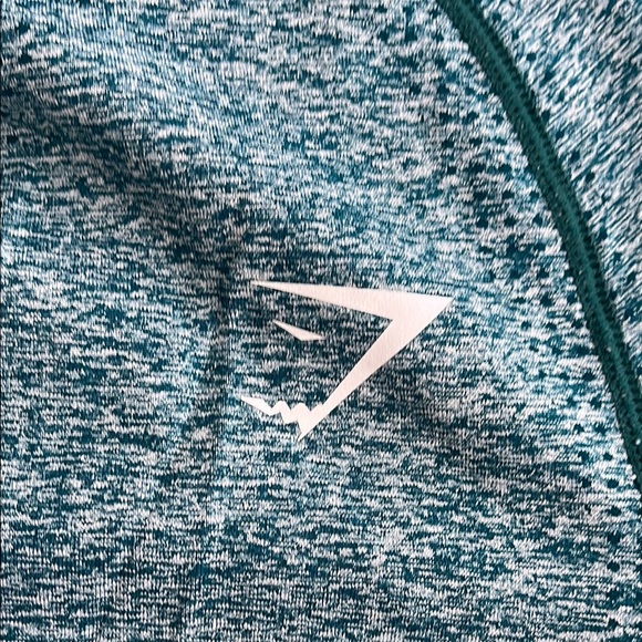 Gymshark Teal Long Sleeve Crop Top - Picture 2 of 5
